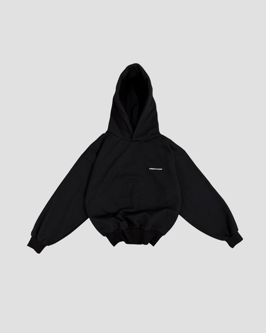 V2 Hoodie — Deep Black